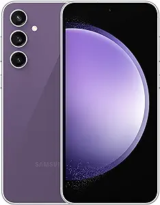 SAMSUNG Galaxy S23 FE Cell Phone, 256GB, Unlocked Android Smartphone, Long Battery Life, Premium Processor, Tough Gorilla Glass Display, Hi-Res 50MP Camera, US Version, 2023, Purple