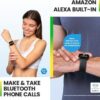 Amazfit Bip 5 Smart Watch with Ultra Large Screen, Bluetooth Calling, Alexa Built-in, GPS Tracking, 10-Day Long Battery Life, Health Fitness Tracker with Heart Rate, Blood Oxygen Monitoring- White