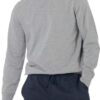 Amazon Essentials Men's Long-Sleeve Lightweight French Terry Crewneck Sweatshirt charcoal heather