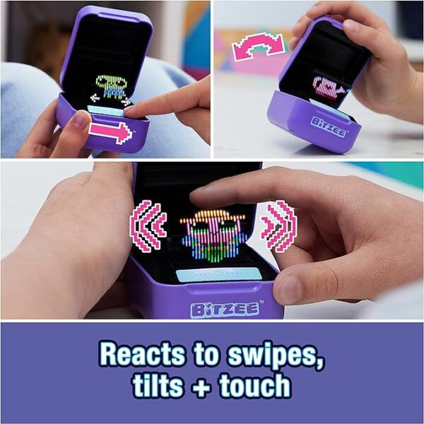 Bitzee, Interactive Toy Digital Pet and Case with 15 Animals Inside, Virtual Electronic Pets React to Touch, Kids Toys for Girls and Boys