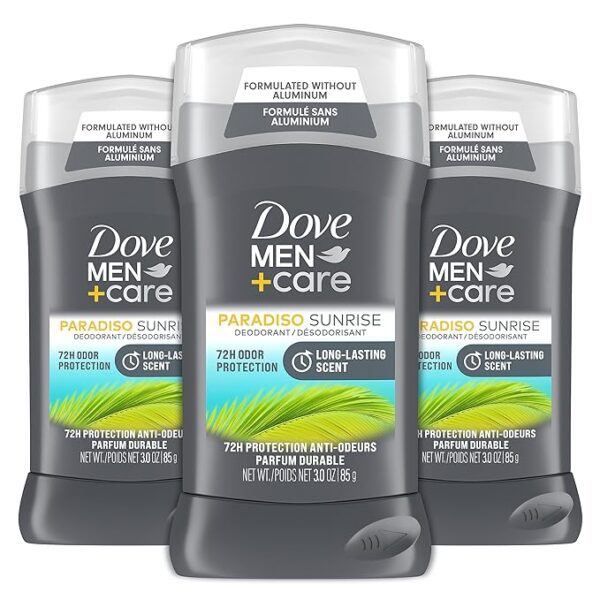 Dove Men+Care Antiperspirant Deodorant Stick Clean Comfort Twin Pack 72-Hour Sweat & Odor Protection Antiperspirant for Men With 1-4 Moisturizing Cream 2.7 oz