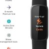 Fitbit Luxe-Fitness and Wellness-Tracker with Stress Management, Sleep-Tracking and 24-7 Heart Rate, Black-Graphite, One Size (S & L Bands Included)