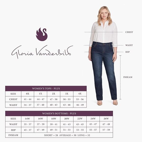 Gloria Vanderbilt Women's Classic Amanda High Rise Tapered Jean