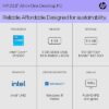 HP 23.8 inch All-in-One Desktop PC, FHD Display, Intel Core i3-N300, 8 GB RAM, 512 GB SSD, Intel UHD Graphics, Windows 11 Home, 24-cr004