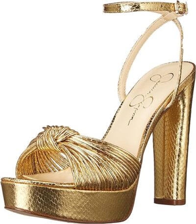 Jessica Simpson Womens Immie Ankle Strap Platform Pumps Sandle dolden