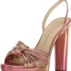 Jessica Simpson Womens Immie Ankle Strap Platform Pumps Sandle pink