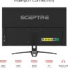 Sceptre IPS 24” Gaming Monitor 165Hz 144Hz Full HD (1920 x 1080) FreeSync Eye Care FPS RTS DisplayPort HDMI Build-in Speakers, Machine Black 2020 (E248B-FPT168),IPS 24 165Hz 5