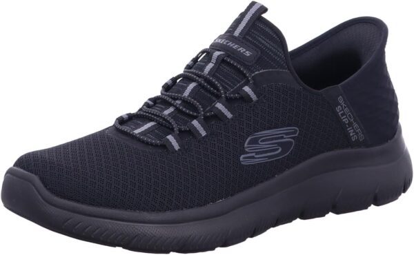 Skechers Men's Summits High Range Hands Free Slip-in Sneaker black