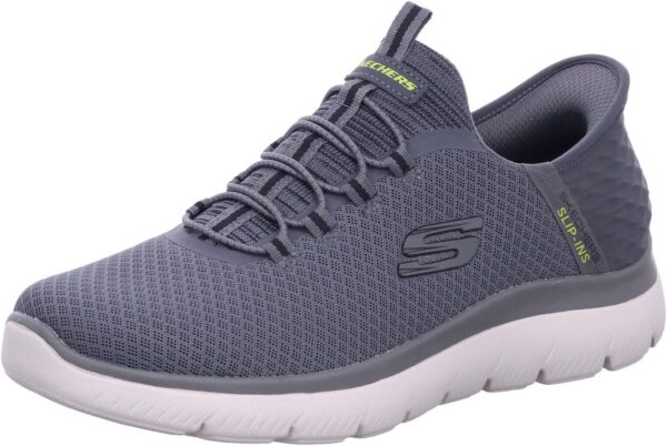 Skechers Men's Summits High Range Hands Free Slip-in Sneaker charcoal light