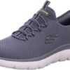 Skechers Men's Summits High Range Hands Free Slip-in Sneaker charcoal light