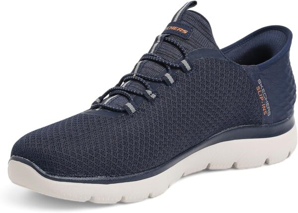 Skechers Men's Summits High Range Hands Free Slip-in Sneaker navy