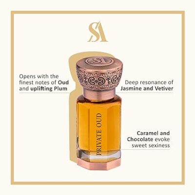 Swiss Arabian Private Oud Concentrated Perfume Oil - Luxury Products From Dubai - 0.4 Oz