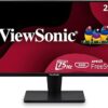 ViewSonic VS2447M 24 Inch 1080p Monitor with 75Hz, AMD FreeSync, Thin Bezels, Eye Care, HDMI, VGA Inputs for Gaming and Home Office,Black