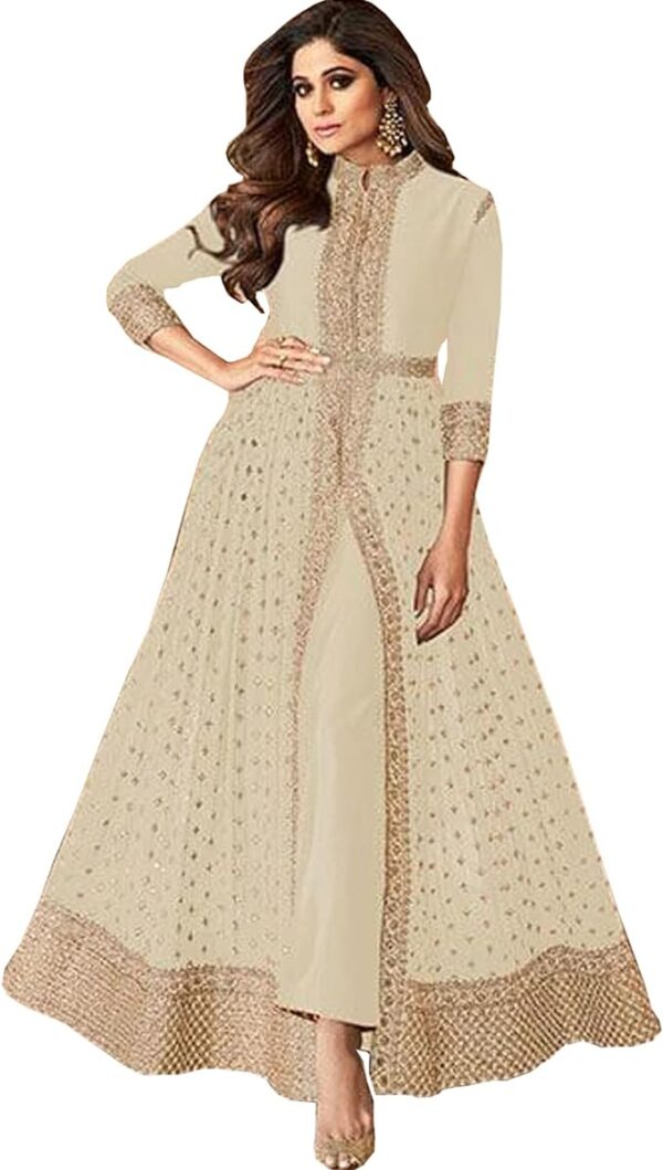 stylishfashion Eid Special Stitched Slit Anarkali Gown Pakistani Indian Designer Anarkali Shalwar Kameez Suits