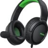 BINNUNE Gaming Headset with Mic- for Xbox Series X - S Xbox One PS4 PS5 PC Switch - Wired - Audifonos Gamer Headphones with Microphone - Xbox - Playstation 4 - 5