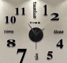Frameless Diy Wall Mute Clock 3d Mirror Sticker Home Decor Wall Mute Clock 12-hour Display Wall Clock With Time Mark 50x50cm