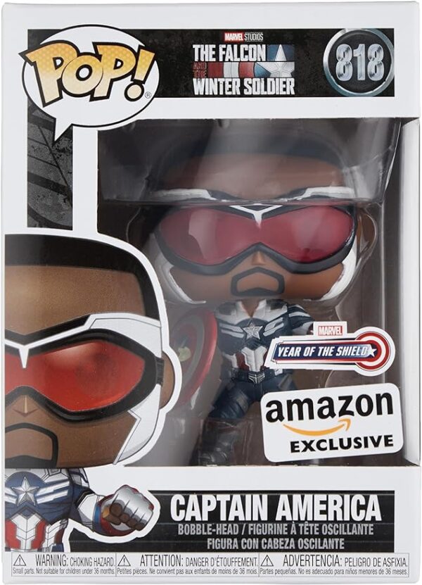 Funko Marvel Year of the Shield Pop Falcon Vinyl Figure, Multicolor, 7 iinch Toy