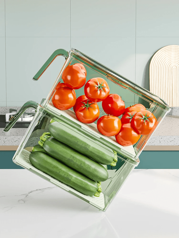 Refrigerator Storage Box Food-grade Kitchen Special Storage Box Food Fruit And Vegetable Fresh-keeping Box