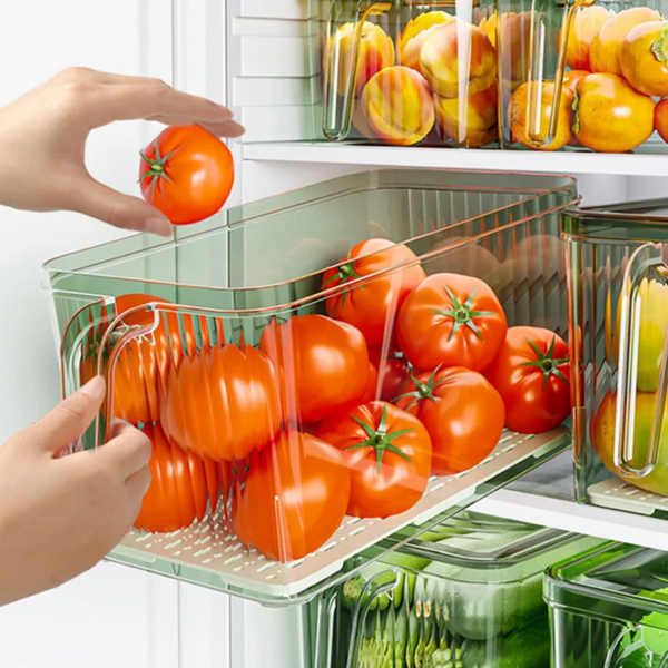 Refrigerator Storage Box Food-grade Kitchen Special Storage Box Food Fruit And Vegetable Fresh-keeping Box