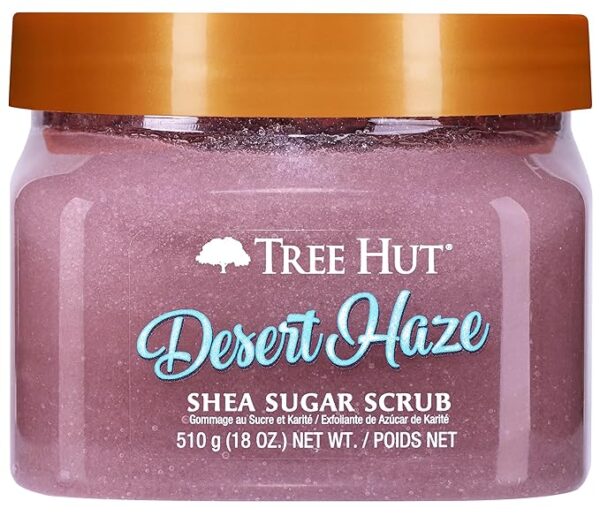 Tree Hut Vitamin C Shea Sugar Scrub, 18 oz, Ultra Hydrating and Exfoliating Scrub for Nourishing Essential Body Care Musk