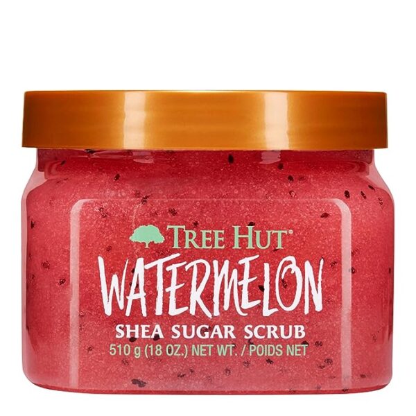 Tree Hut Vitamin C Shea Sugar Scrub, 18 oz, Ultra Hydrating and Exfoliating Scrub for Nourishing Essential Body Care Water Mellon