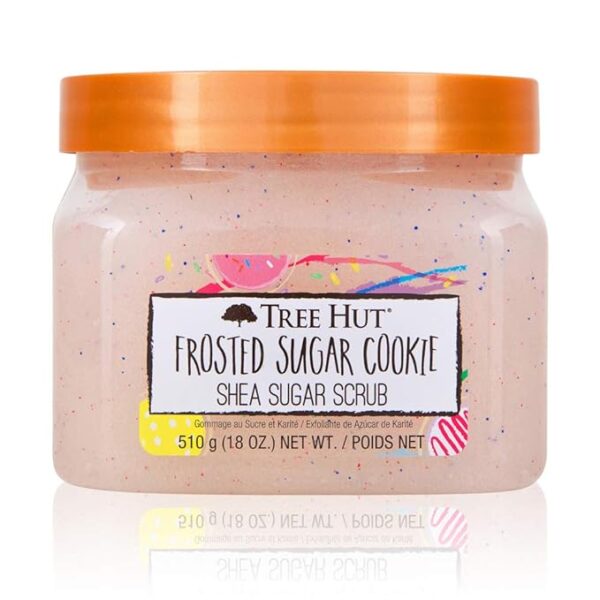 Tree Hut Vitamin C Shea Sugar Scrub, 18 oz, Ultra Hydrating and Exfoliating Scrub for Nourishing Essential Body Care froster sugar cookies