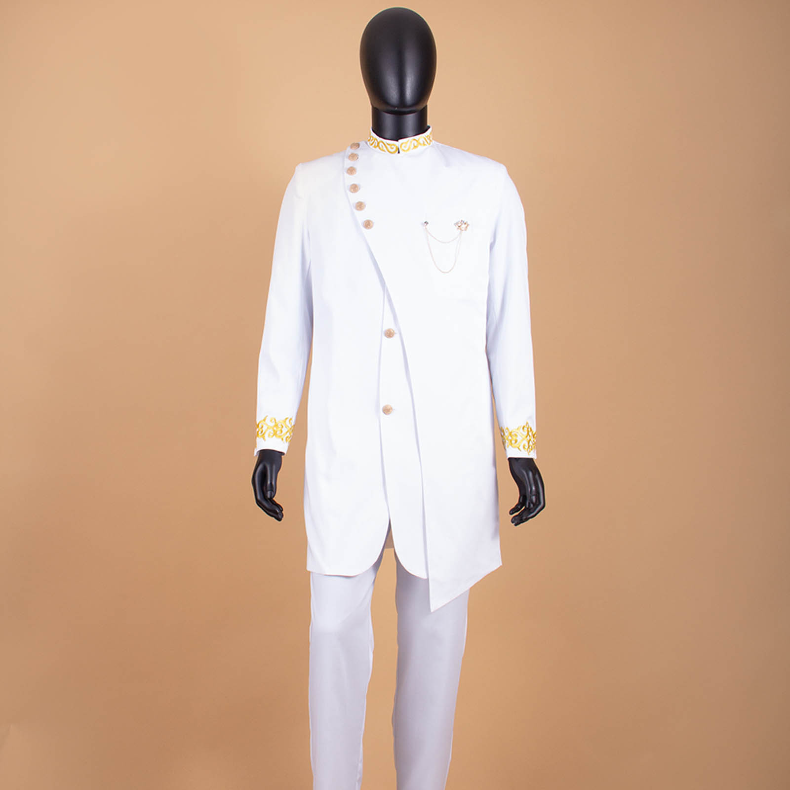 African Men's Slim Fit Two-piece Suit African Men's Slim Fit Two-piece Suit