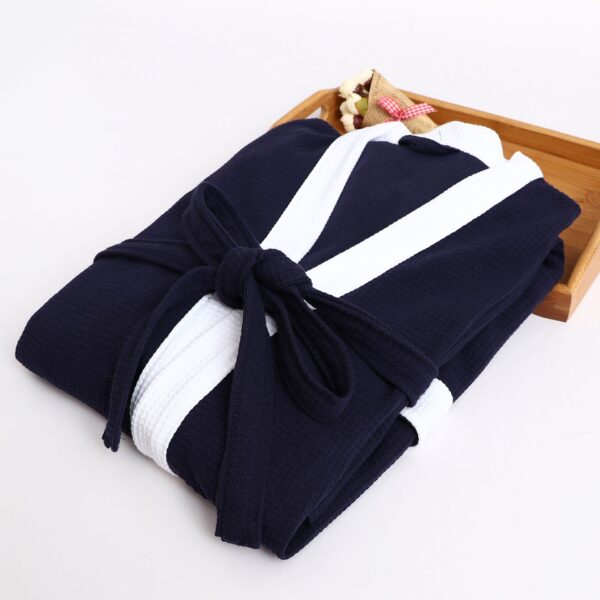 Women's Cotton Waffle Robe Bathrobe Towel