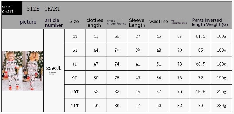 Polyester Black And White Contrast Color Christmas New Parent-Child Women's Casual Suit Polyester Black And White Contrast Color Christmas New Parent-Child Women's Casual Suit