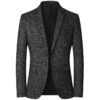 Men's Leisure Suit Spring Thin Middle-aged Single-West Top