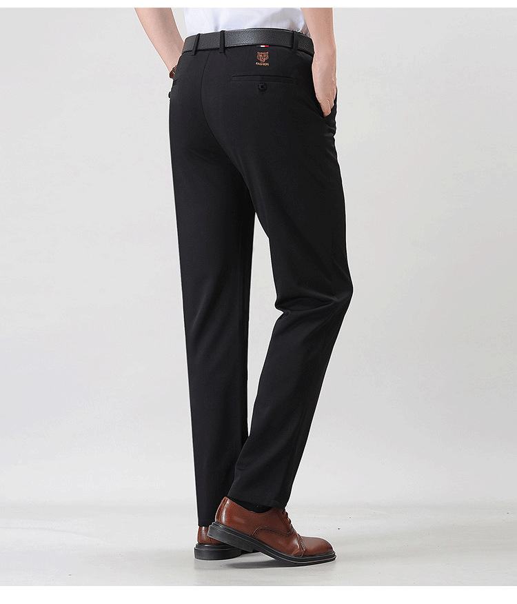 Thin Ice Silk Leggings Plus Thick Anti-wrinkle Business Trousers Thin Ice Silk Leggings Plus Thick Anti-wrinkle Business Trousers