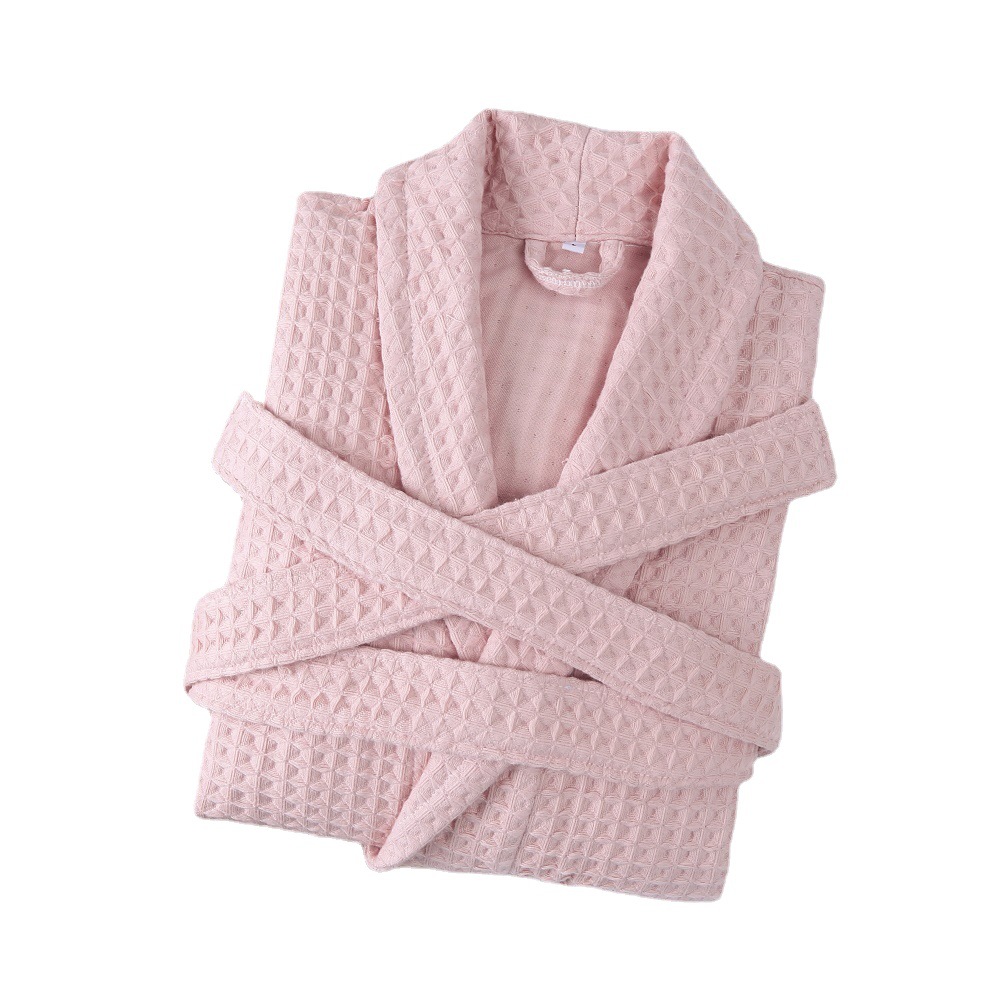 Women's Cotton Waffle Robe Bathrobe Towel Women's Cotton Waffle Robe Bathrobe Towel