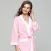 Women's Cotton Waffle Robe Bathrobe Towel