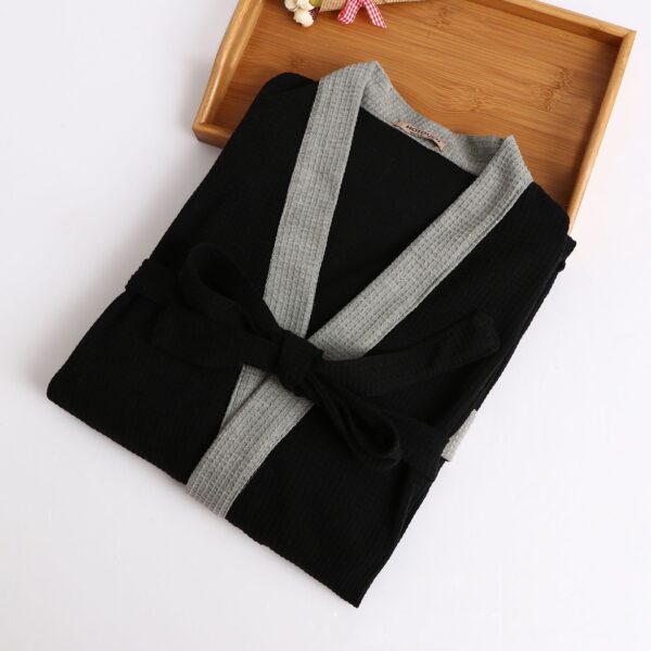 Women's Cotton Waffle Robe Bathrobe Towel