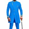 African Men's Slim Fit Two-piece Suit