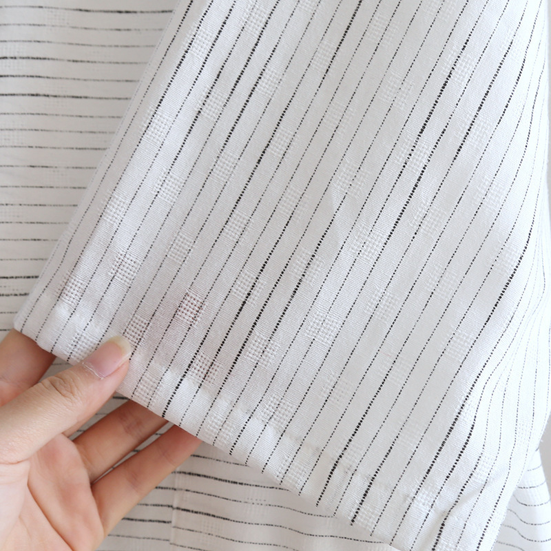 Summer Jacquard Gauze Cotton Kimono Thin Home Bathrobe Simple Summer Jacquard Gauze Cotton Kimono Thin Home Bathrobe Simple