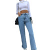 Women's New Straight Simple High Waist Trousers