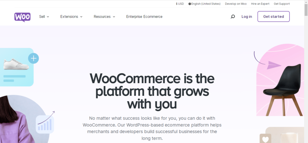 WooCommerce homepage