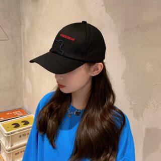 Leaning Bear Outdoor Sports Baseball Cap Tide