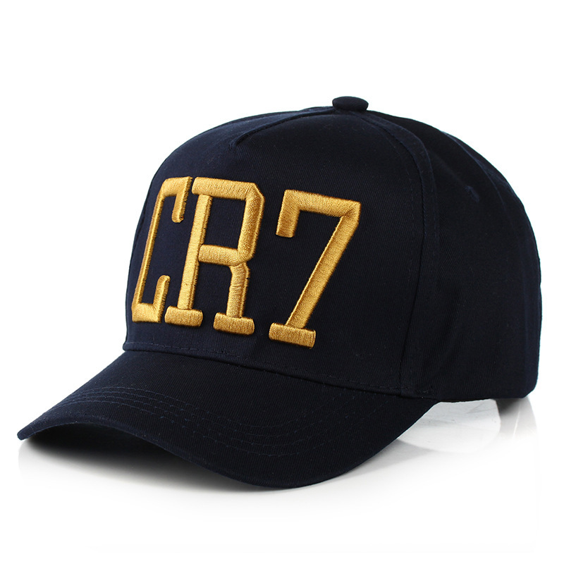 Letter Embroidery CR7 Flat Hip Hop Hat Fashion Simple Baseball Outdoor Shade Tide Hat