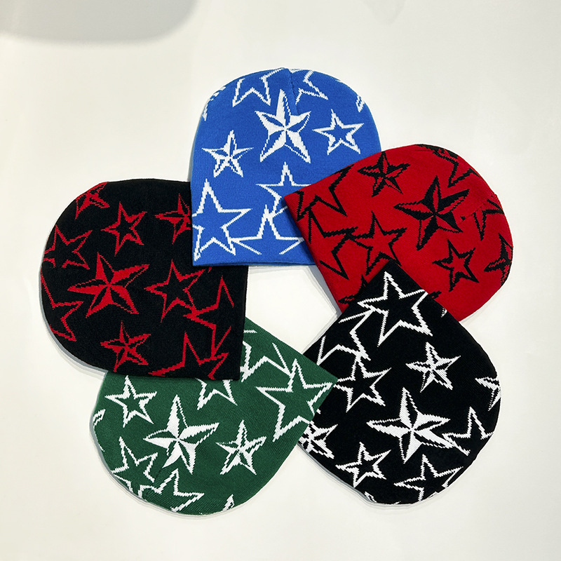 Men's Retro Star Niche Wool Hat