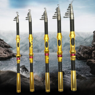 Carbon mini sea otter fishing rod